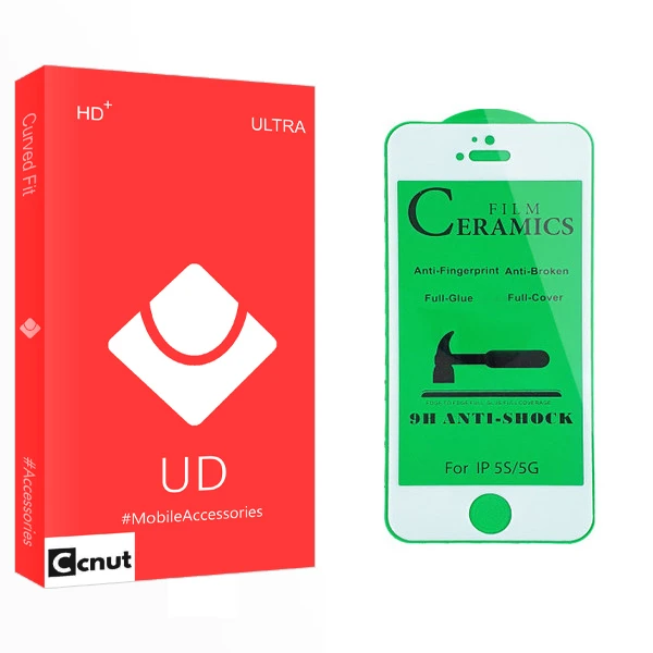 محافظ صفحه نمایش سرامیکی کوکونات مدل UD Glass مناسب برای گوشی موبایل اپل iPhone 5