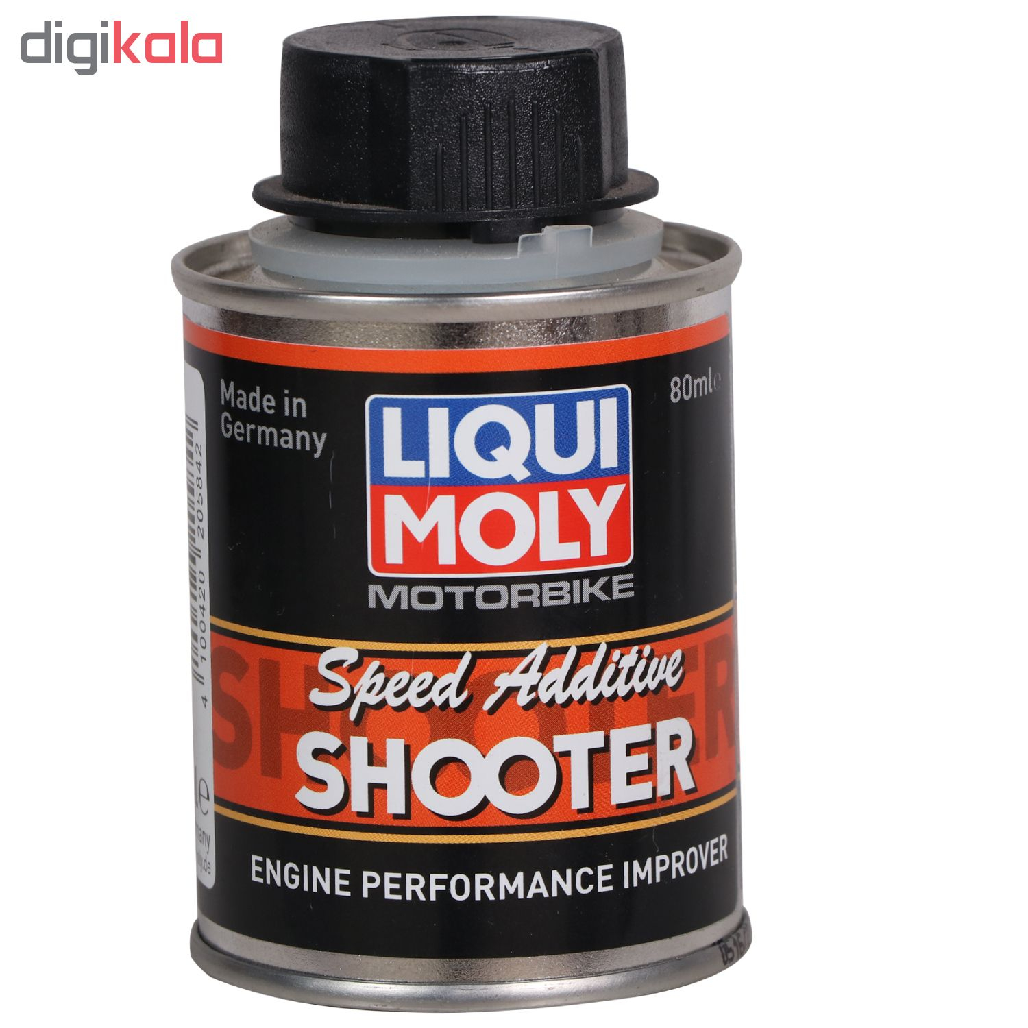 تمیز کننده سیستم سوخت موتور سیکلت لیکومولی مدل SHOOTER حجم 80 میلی لیتر