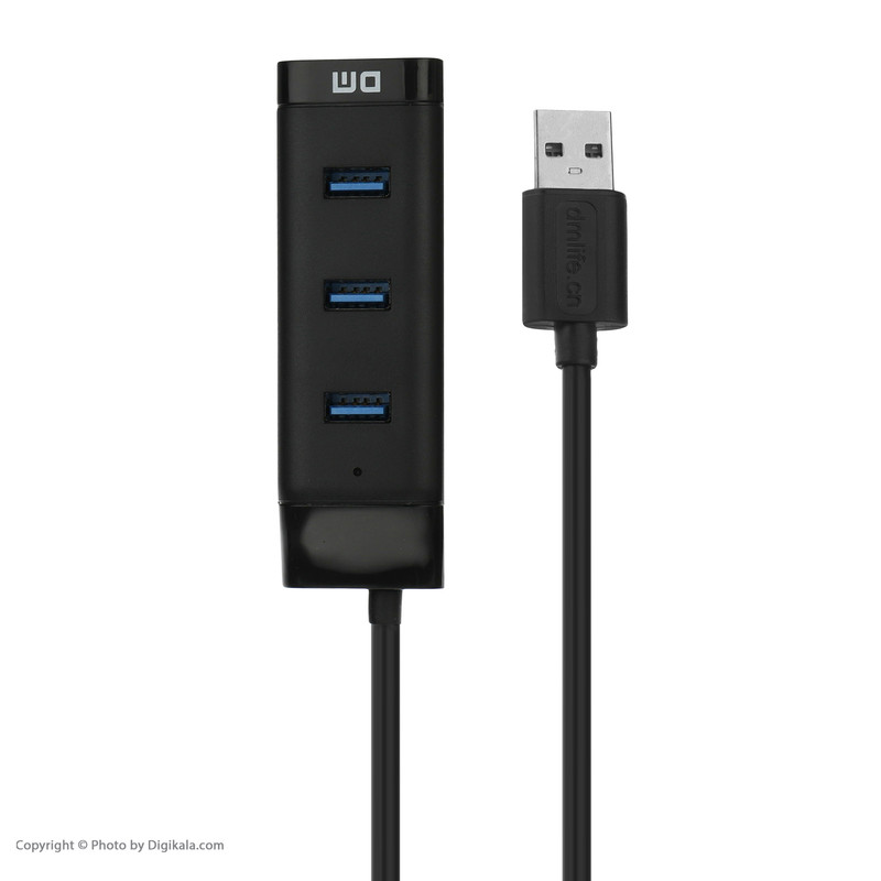 هاب 4 پورت USB 3.0 دی ام مدل CHB007