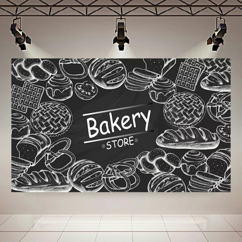 تابلو بوم طرح مخمل نانوایی مدل نان ها کد AR304521