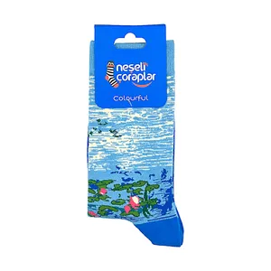 جوراب ساق بلند نشئلی چوراپلار مدل زمزمه‌ی آب