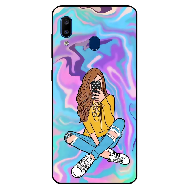 کاور مگافون کد 7592 مناسب برای گوشی موبایل سامسونگ Galaxy A20 E