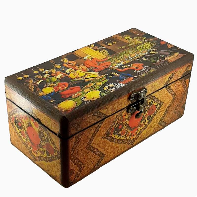 جعبه دمنوش طرح سنتی کد 01