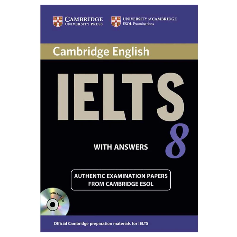 کتاب IELTS Cambridge 8 اثر جمعی از نویسندگان انتشارات آریونا