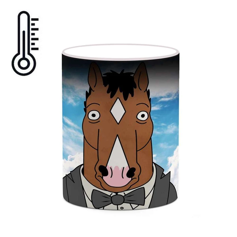 ماگ حرارتی کاکتی مدل کارتون BoJack Horseman کد mgh22341