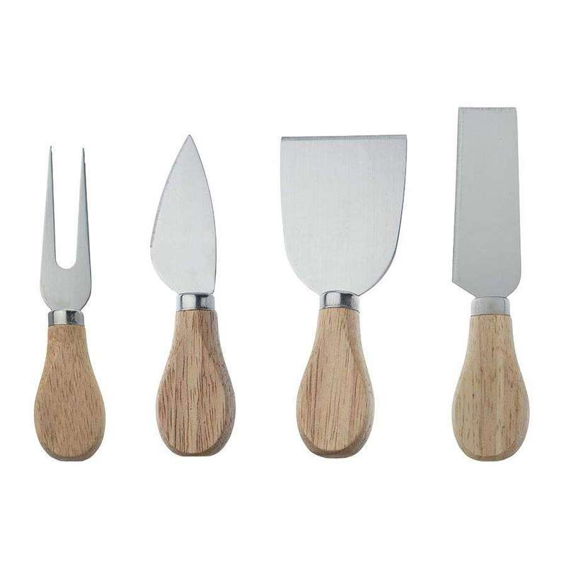 ست کارد صبحانه خوری مدل چوبی مجموعه 4 عددی