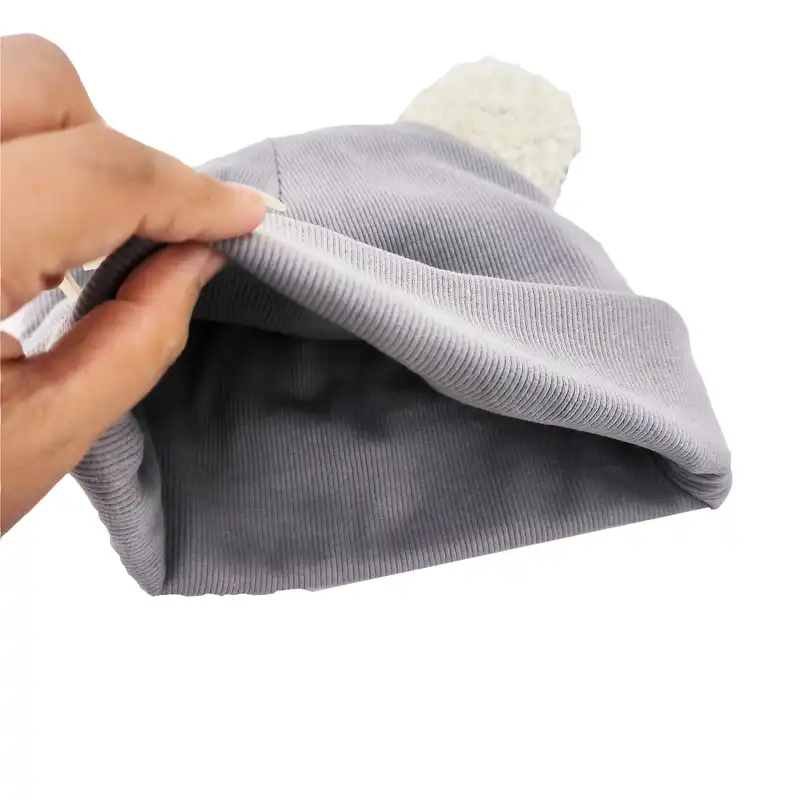 کلاه بچگانه مدل تریکو کبریتی خرسی کد k08