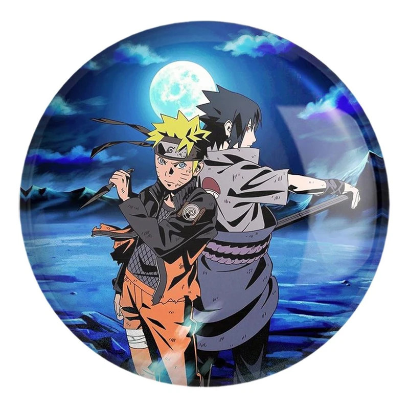 پیکسل خندالو طرح اوزوماکی و ساسکه انیمه ناروتو Naruto کد 4917 مدل بزرگ