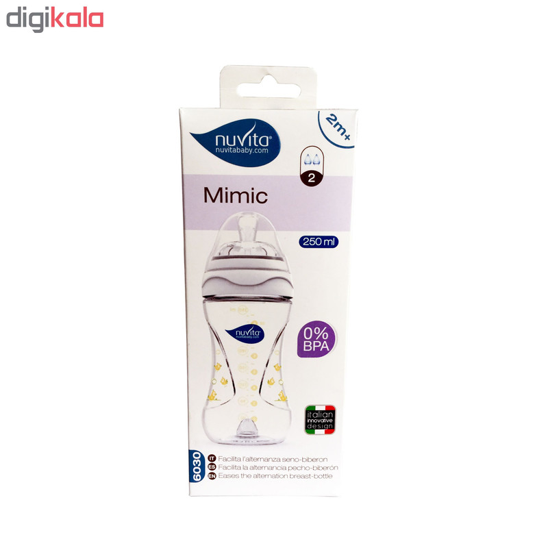 شیشه شیر نوویتا مدل 6030 ظرفیت 250 میلی لیتر