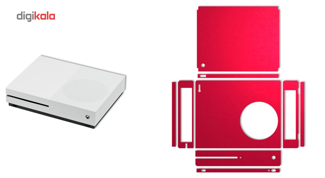 برچسب ماهوت مدلRed Color Special مناسب برای کنسول بازی Xbox One S