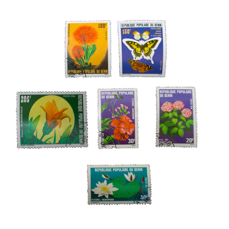 تمبر یادگاری طرح طبیعت کد tab-900 مجموعه 6 عددی