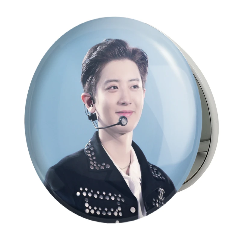 آینه جیبی خندالو طرح پارک چانیول گروه اکسو EXO مدل تاشو کد 13331 