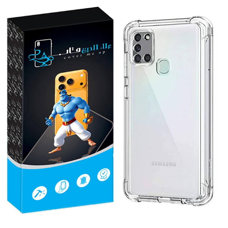 کاور علاالدین قاب مدل Crystal مناسب برای گوشی موبایل سامسونگ Galaxy A21s