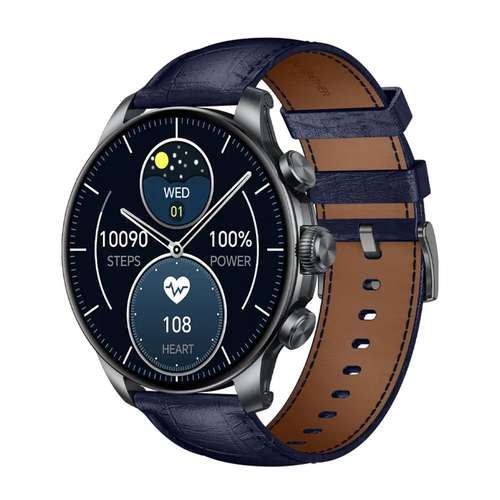 ساعت هوشمند 47 میلی متری گلوریمی مدل GX CLASSICFIT (LIMITED EDITION) بند چرمی