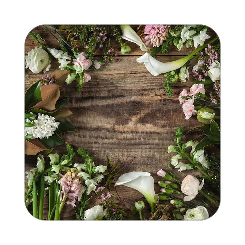 زیر لیوانی کاکتی طرح گل مدل mp17688