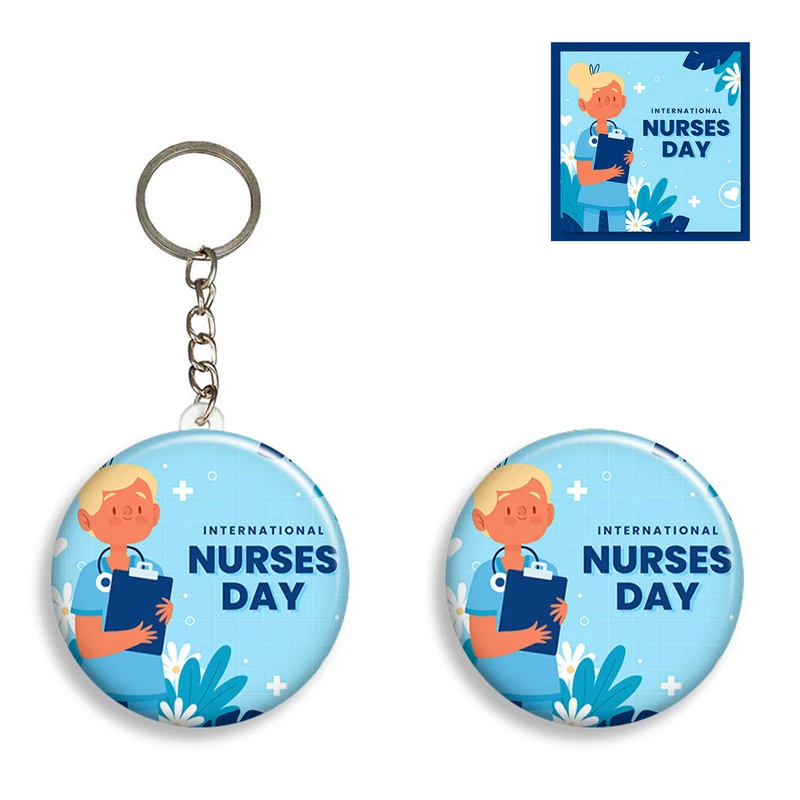 پیکسل مدل روز پرستار کد AA27 به همراه جاکلیدی و استیکر