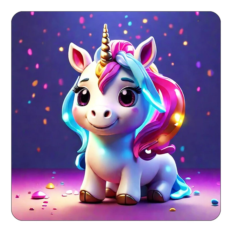 مگنت کاکتی طرح اسب تک شاخ و یونیکورن مدل mp30926