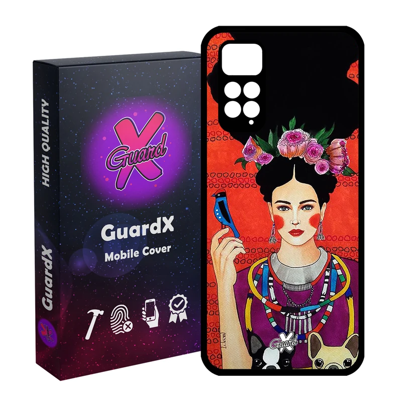 کاور گارد ایکس طرح دختر مدل Glass10150 مناسب برای گوشی موبایل شیائومی Redmi Note 11S/ Note 11 4G