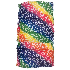 دستمال سر و گردن مدل رنگین کمان