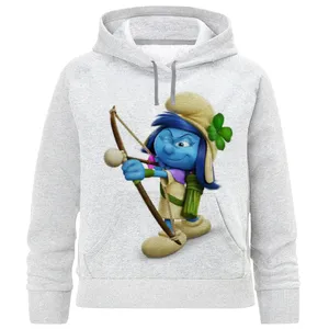 هودی دخترانه مدل دختر اسمورف W83