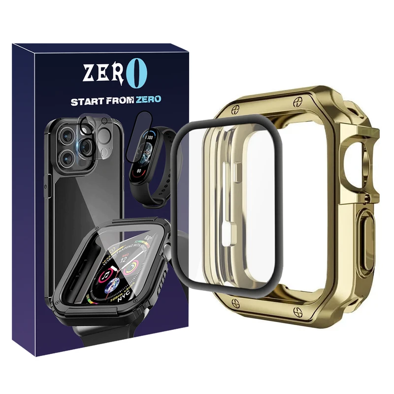 کاور زیرو مدل Lux Shield ZR مناسب برای اپل واچ سری 4/5/6/Se سایز 44 میلی متری به همراه محافظ صفحه نمایش