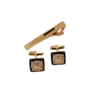 ست دکمه سردست و گیره کراوات مردانه مدل 544