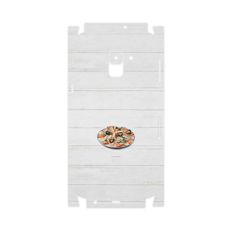 برچسب پوششی ماهوت مدل Seafood-FullSkin مناسب برای گوشی موبایل سامسونگ Galaxy A8 2018