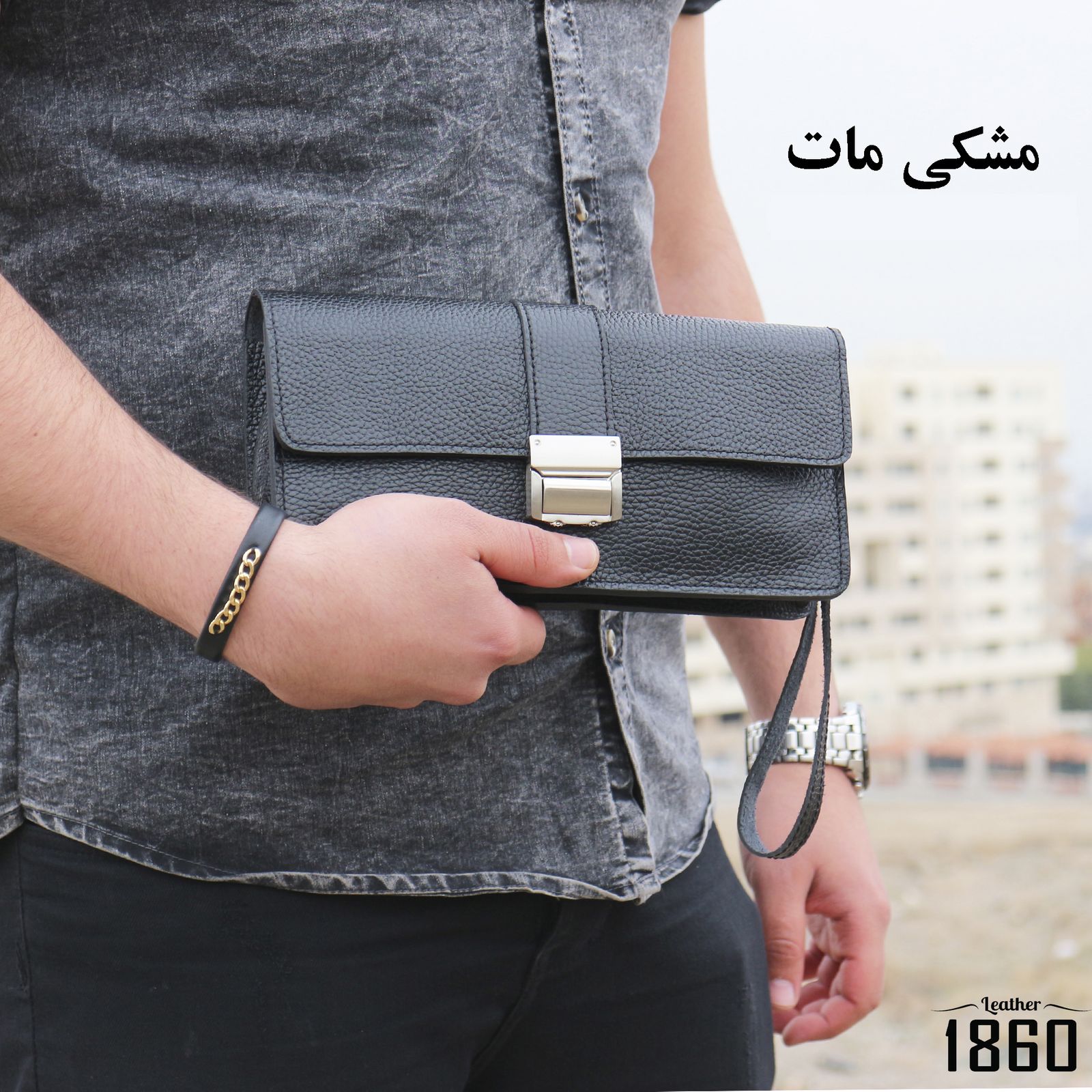 کیف دستی مردانه 1860 مدل 211G -  - 7
