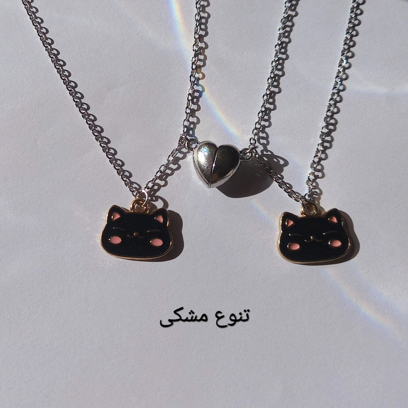 گردنبند دخترانه مدل گربه کیتی مگنتی بسته 2 عددی گردنبند دخترانه مدل گربه کیتی مگنتی بسته 2 عددی