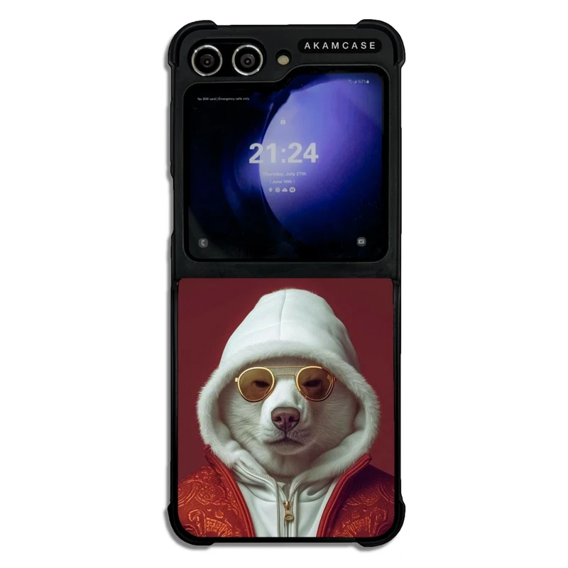 کاور آکام مدل AMC-WSGZFLIP5-ANIMALS9 مناسب برای گوشی موبایل سامسونگ Galaxy Z Flip 5