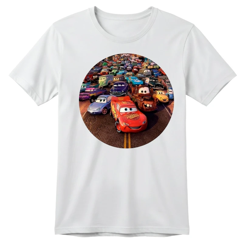 تی‌شرت آستین کوتاه بچگانه مدل ماشین ها کد p1 