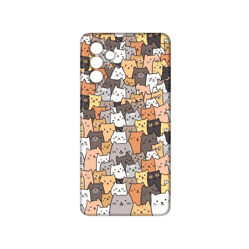 کاور مدل گربه کد 129 مناسب برای گوشی موبایل سامسونگ galaxy A55