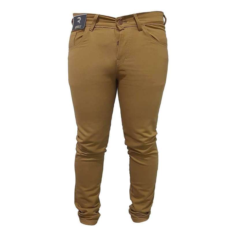 شلوار مردانه مدل جذب 2028 رنگ خاکی