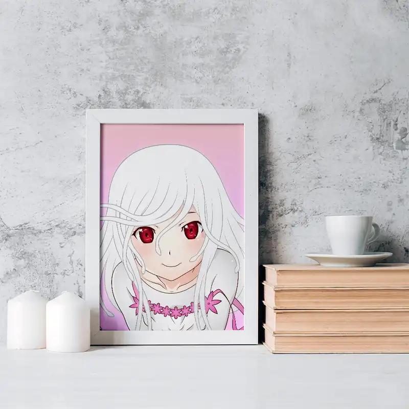 تابلو خندالو مدل نادئکو سنگوکو انیمه مونوگاتاری کد 16207