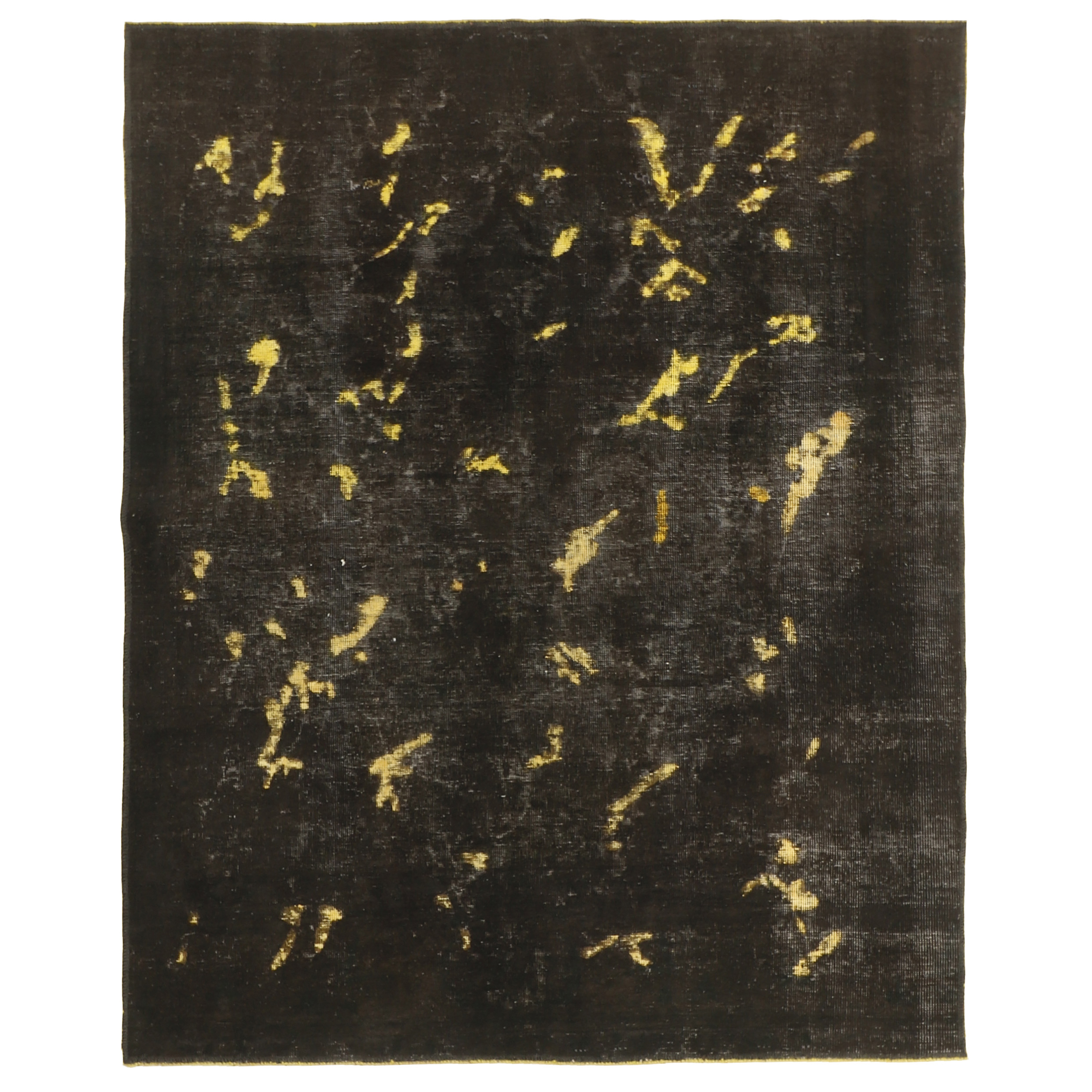 فرش دستبافت رنگ شده سه متری طرح وینتیج کد 537305