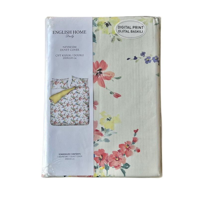 روکش لحاف انگلیش هوم مدل Spring Vanity دو نفره سایز 200x220 سانتی متر