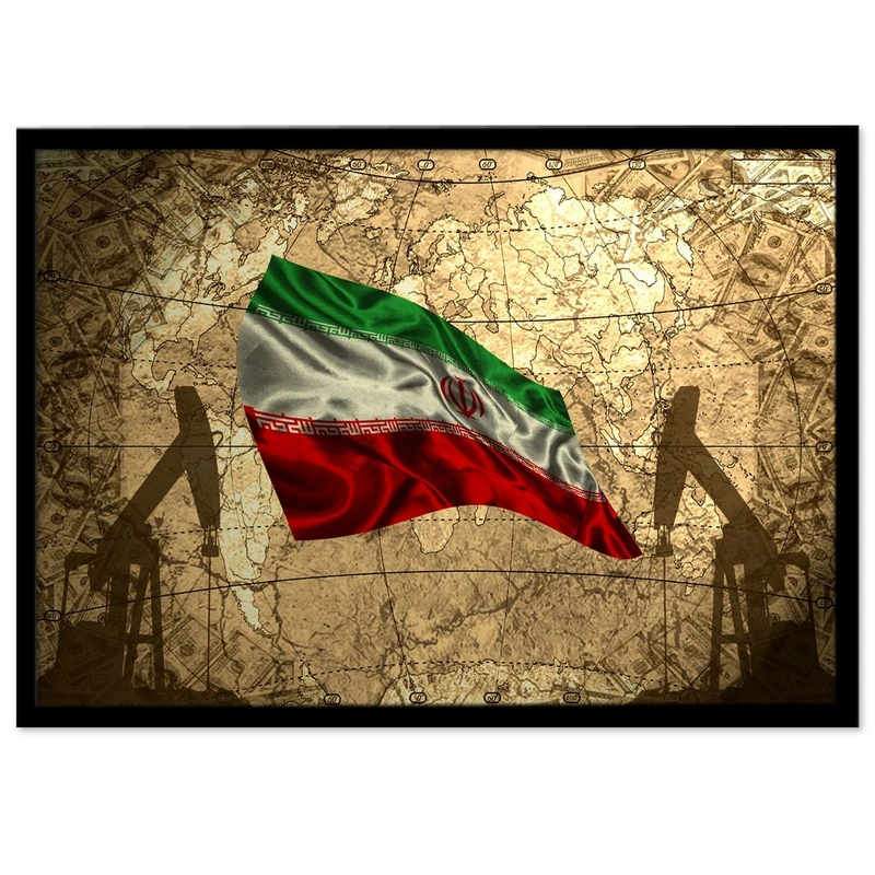 تابلو بکلیت طرح پرچم ایران مدل B-S1215