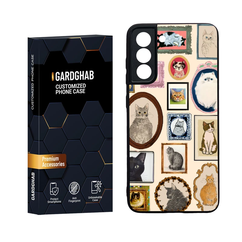  کاور گارد قاب مدل دور ژله ای پشت گلس فانتزی مناسب برای گوشی موبایل سامسونگ Galaxy S21 FE