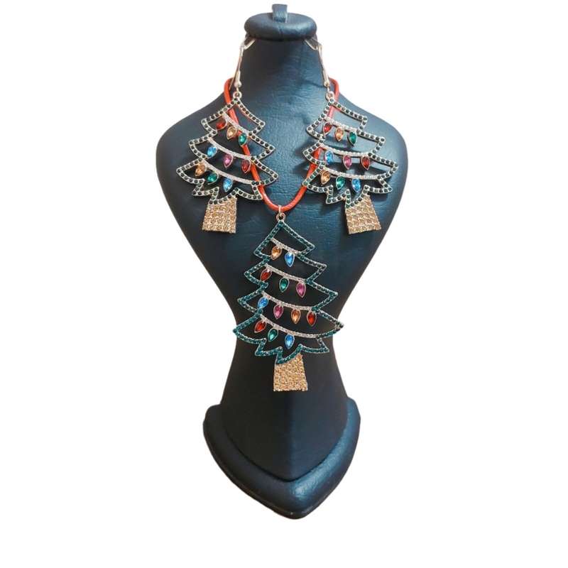 نیم ست زنانه مدل کاج کریسمس نیم ست زنانه مدل کاج کریسمس