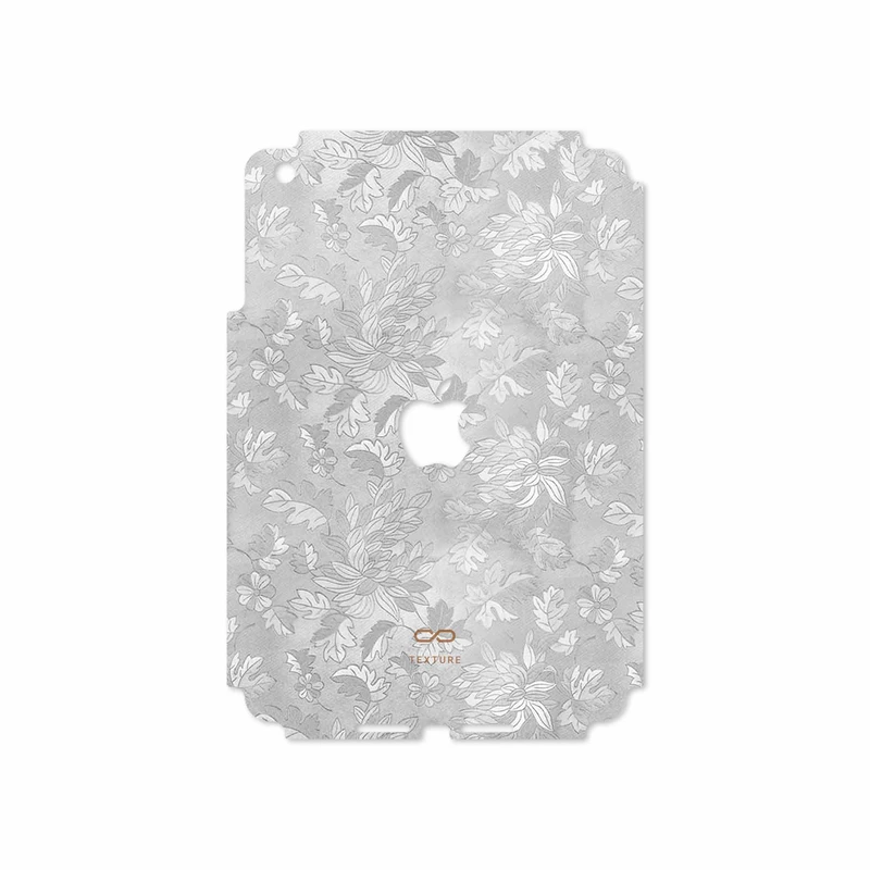 برچسب پوششی ماهوت مدل Silver-Wildflower مناسب برای تبلت اپل iPad mini 2012 A1455
