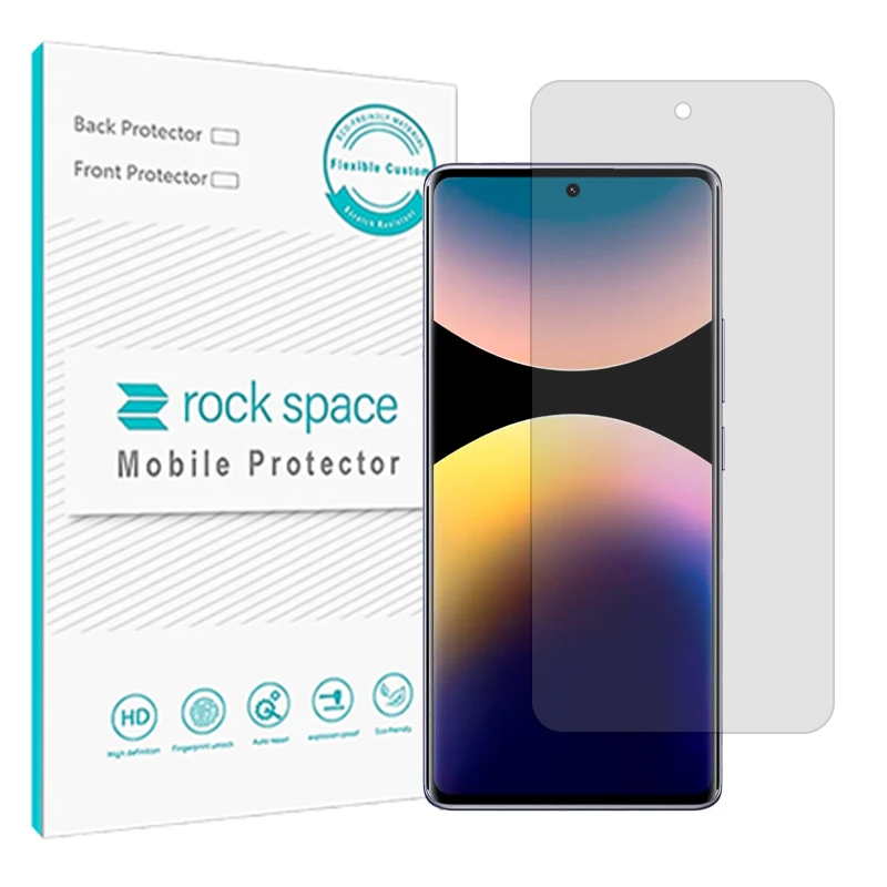 محافظ صفحه نمایش مات راک اسپیس مدل Resistant مناسب برای گوشی موبایل شیائومی Redmi Note 14 Pro 4G