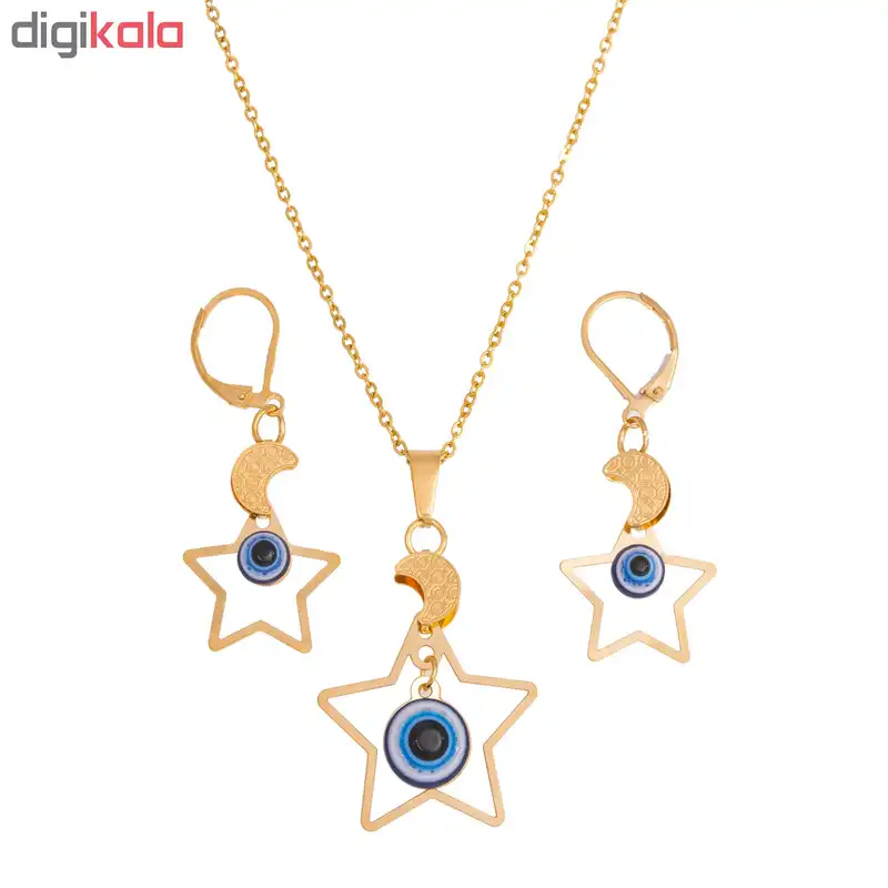 نیم ست طرح چشم نظر کد NS1049