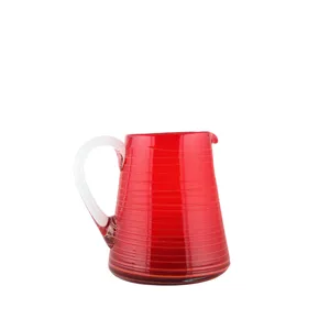 پارچ شیشه ای طرح مخروطی نواری کد 303