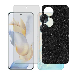 Glass together model transparent screen protector suitable for Honor 70 mobile phone with back cover sticker