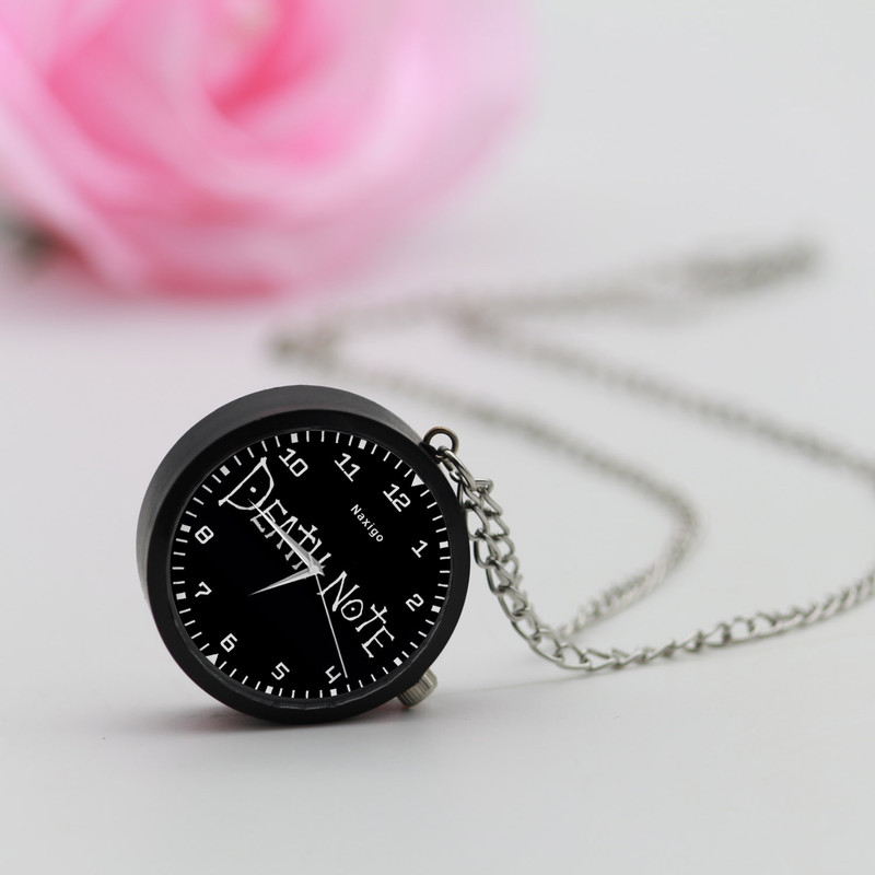 ساعت گردنبندی عقربه ای ناکسیگو مدل Death Note کد NF11813 ساعت گردنبندی عقربه ای ناکسیگو مدل Death Note کد NF11813