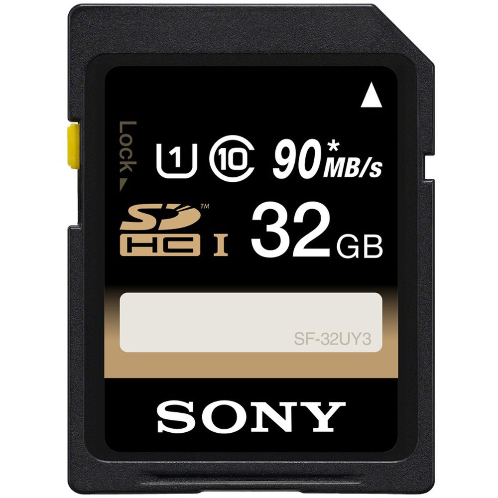 کارت حافظه SDHC سونی مدل SF-32UY3 کلاس 10 استاندارد UHS-I U1سرعت 90MBps ظرفیت 32 گیگابایت