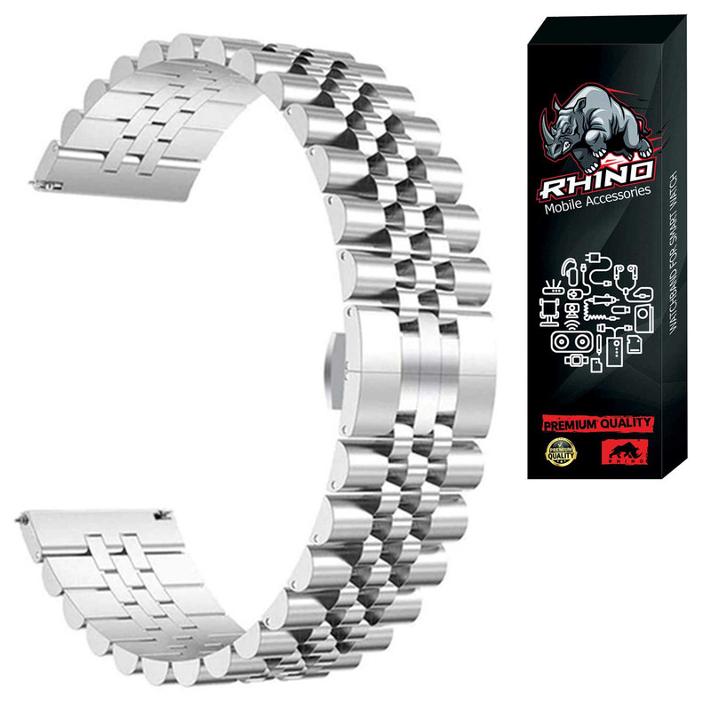بند راینو مدل 5bead مناسب برای ساعت هوشمند امیزفیت GTR 3 Pro