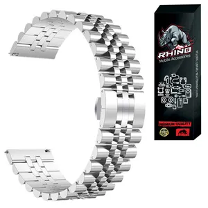 بند راینو مدل 5bead مناسب برای ساعت هوشمند هایلو RS4 PLUS / RS4