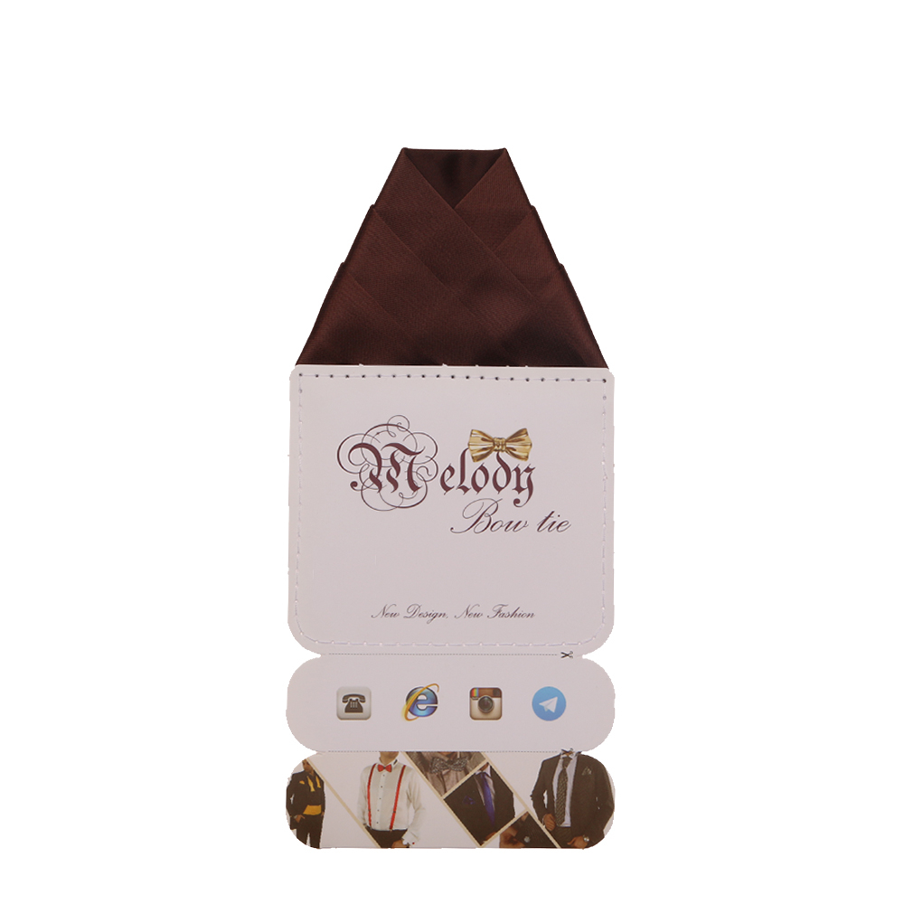 دستمال جیب مردانه ملودی مدل PS5107MSObrwn