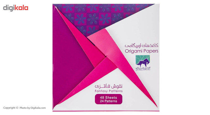 بسته کاغذ اوریگامی اوریمان طرح نقوش فانتزی